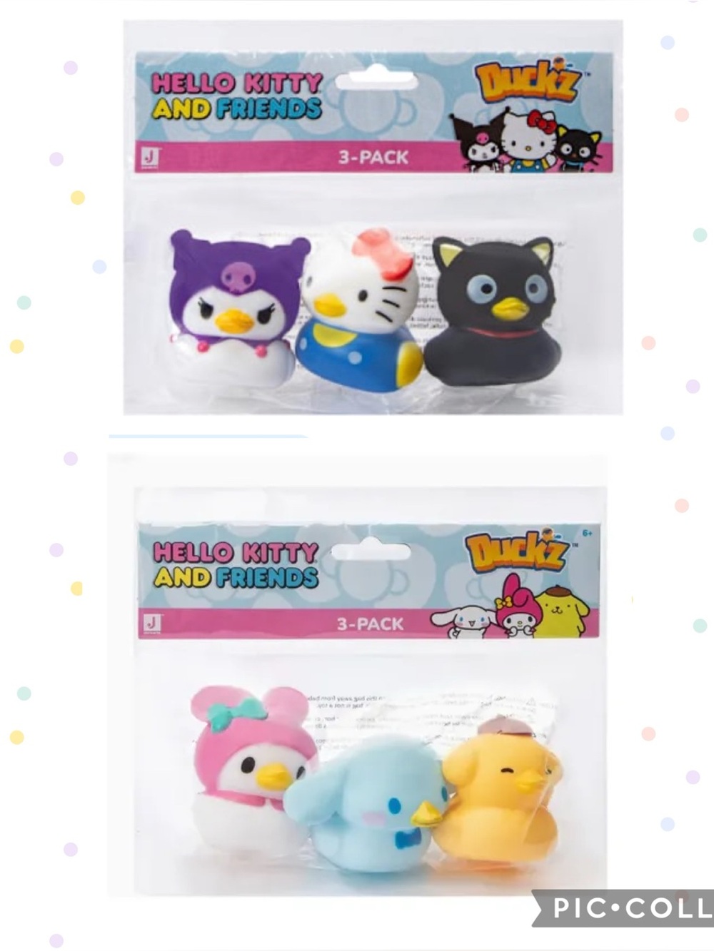 Hello Kitty & Friends Duckz Set of 6